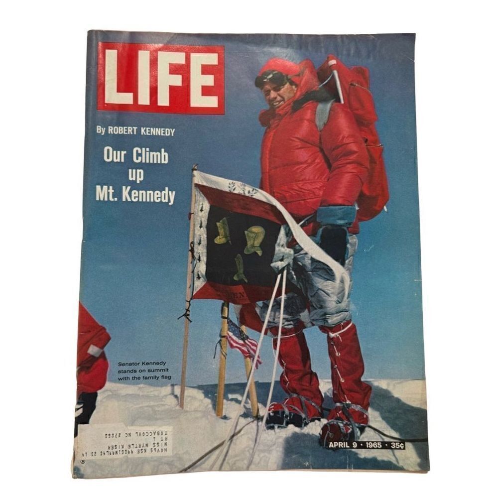 LIFE Magazine, April 9 1965, Robert Kennedy, Climb Mt. Kennedy, Saigon Embassy